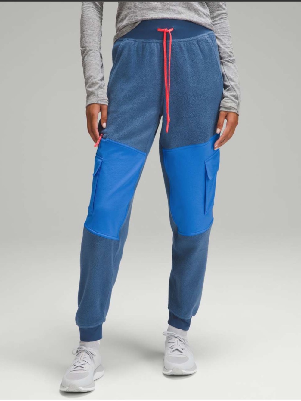 Lululemon Fleece + Ripstop Cargo High-Rise Hiking Joggers